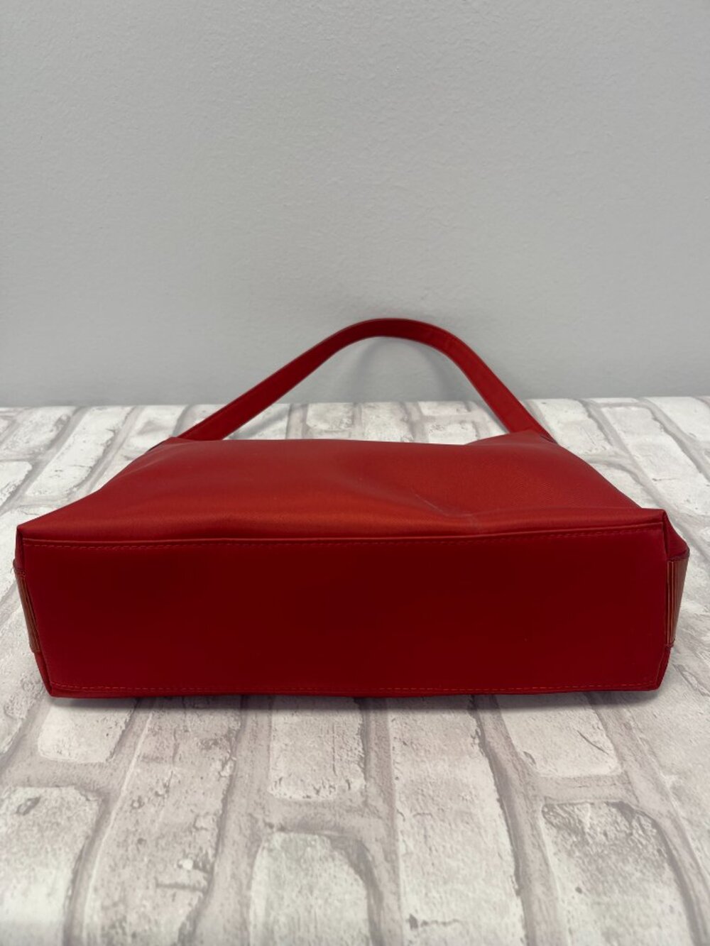 Givenchy Vintage Nylon Shoulder Bag w/ Leather Trim in Red - Preowned - Picture 10 of 15